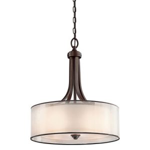 ELSTEAD LACEY 4 LIGHT LARGE PENDANT - MISSION BRONZE