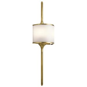 ELSTEAD MONA 2 LIGHT WALL LIGHT - NATURAL BRASS