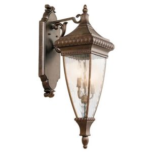 ELSTEAD VENETIAN RAIN 3 LIGHT LARGE WALL LANTERN