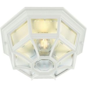 ELSTEAD LATINA 1 LIGHT CEILING LIGHT WHITE