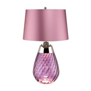 ELSTEAD LENA 2 LIGHT SMALL PLUM TABLE LAMP