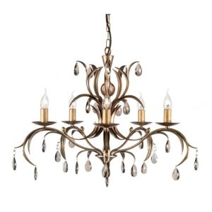 ELSTEAD LILY 5 LIGHT CHANDELIER