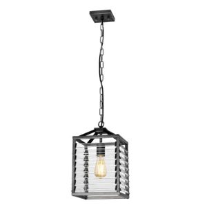 ELSTEAD LOUVRE 1 LIGHT PENDANT