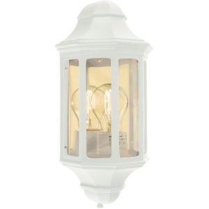 ELSTEAD MALAGA MINI 1 LIGHT MINI WALL LANTERN - WHITE