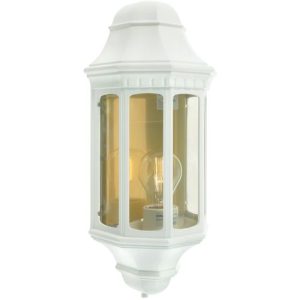 ELSTEAD MALAGA 1 LIGHT WALL LANTERN - WHITE