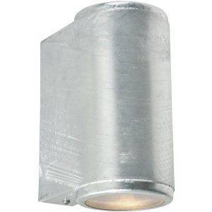 ELSTEAD MANDAL 2 LIGHT UP/DOWN WALL LIGHT GALVANIZED