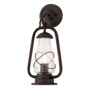 ELSTEAD MINERS 1 LIGHT WALL LANTERN