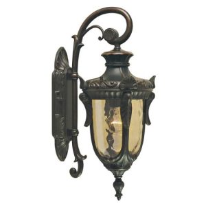 ELSTEAD PHILADELPHIA 1 LIGHT MEDIUM DOWN WALL LANTERN - OLD BRONZE