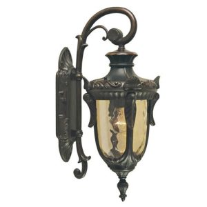 ELSTEAD PHILADELPHIA 1 LIGHT SMALL DOWN WALL LANTERN - OLD BRONZE