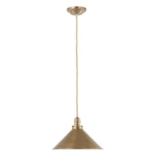 ELSTEAD PROVENCE 1 LIGHT PENDANT - AGED BRASS