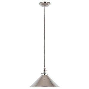ELSTEAD PROVENCE 1 LIGHT PENDANT - POLISHED NICKEL