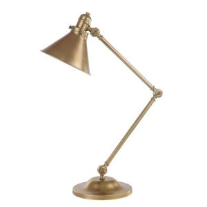 ELSTEAD PROVENCE 1 LIGHT TABLE LAMP - AGED BRASS