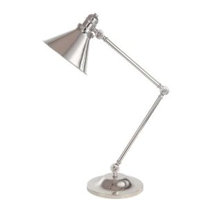 ELSTEAD PROVENCE 1 LIGHT TABLE LAMP - POLISHED NICKEL