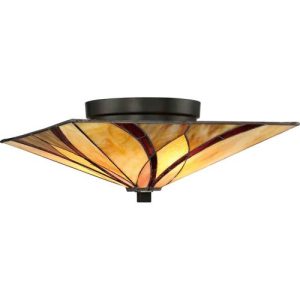 ELSTEAD ASHEVILLE 2 LIGHT FLUSH MOUNT
