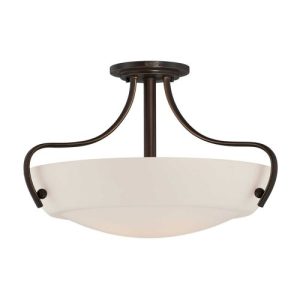 ELSTEAD CHANTILLY 3 LIGHT SEMI-FLUSH LIGHT