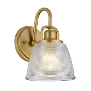 ELSTEAD DUBLIN 1 LIGHT WALL LIGHT - PAINTED NATURAL BRASS