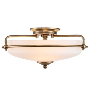 ELSTEAD GRIFFIN 3 LIGHT FLUSH MOUNT