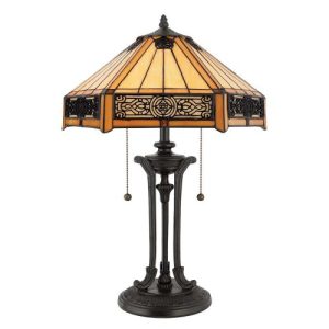 ELSTEAD INDUS 2 LIGHT TABLE LAMP