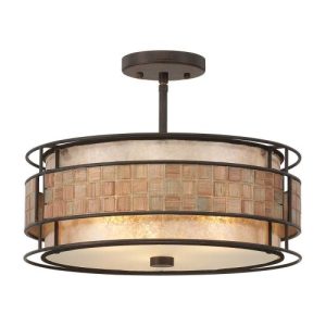 ELSTEAD LAGUNA 3 LIGHT SEMI-FLUSH LIGHT