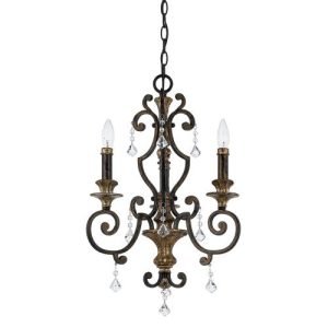 ELSTEAD MARQUETTE 3 LIGHT CHANDELIER