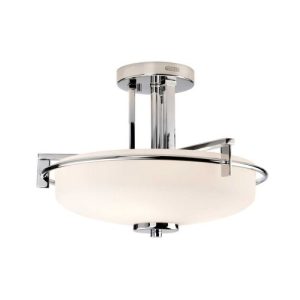 ELSTEAD TAYLOR 3 LIGHT SEMI FLUSH LIGHT