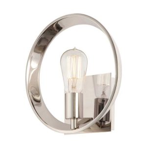 ELSTEAD THEATER ROW 1 LIGHT WALL LIGHT - IMPERIAL SILVER