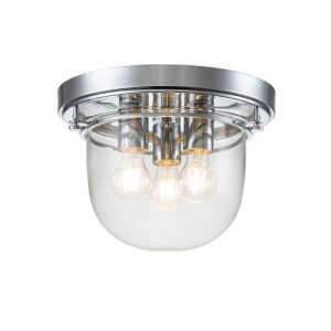 ELSTEAD WHISTLING 3 LIGHT FLUSH MOUNT