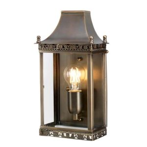 ELSTEAD REGENTS PARK 1 LIGHT WALL LANTERN - BRASS