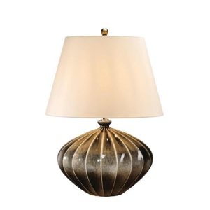 ELSTEAD RIB PUMPKIN 1 LIGHT TABLE LAMP