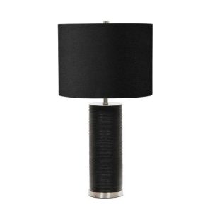 ELSTEAD RIPPLE 1 LIGHT TABLE LAMP - BLACK