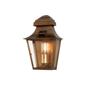 ELSTEAD ST PAULS 1 LIGHT BRASS WALL LANTERN