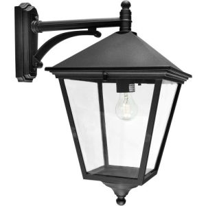 ELSTEAD TURIN GRANDE 1 LIGHT DOWN WALL LANTERN - BLACK