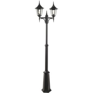 ELSTEAD VALENCIA 2 LIGHT TWIN HEAD LAMP POST