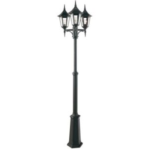 ELSTEAD VALENCIA 3 LIGHT TRIPLE HEAD LAMP POST