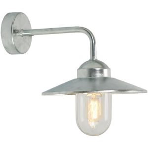 ELSTEAD VANSBRO 1 LIGHT WALL LANTERN GALVANIZED