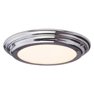 ELSTEAD WELLAND 1 LIGHT FLUSH LIGHT - POLISHED CHROME