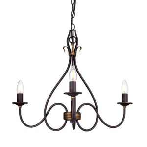 ELSTEAD WINDERMERE 3 LIGHT CHANDELIER