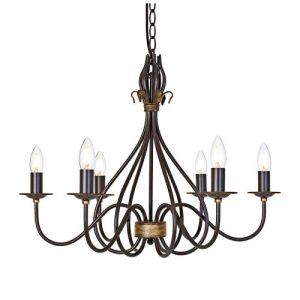 ELSTEAD WINDERMERE 6 LIGHT CHANDELIER