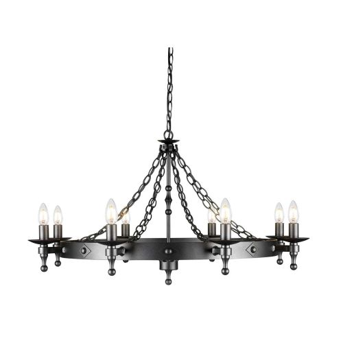 ELSTEAD WARWICK 8 LIGHT CHANDELIER