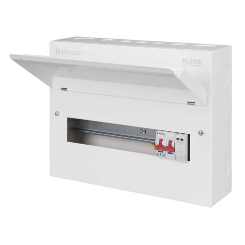 ELUCIAN 11 USABLE WAY 100A DP MAIN SWITCH CONSUMER UNIT + SPD(260-H X 330-W)