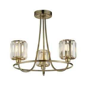 ENDON BERENICE 3LT SEMI FLUSH