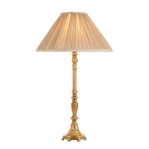 ENDON INTERIORS 1900 ASQUITH TABLE & BEIGE SHADE