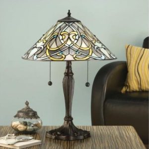 ENDON TIFFANY DAUPHINE MEDIUM TABLE