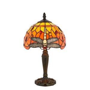 ENDON TIFFANY DRAGONFLY FLAME MINI TABLE