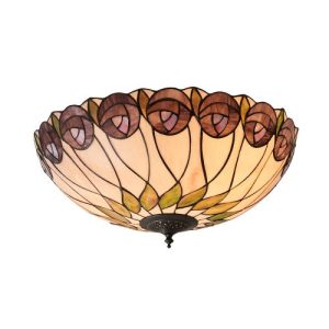 ENDON TIFFANY HUTCHINSON LARGE 2LT FLUSH