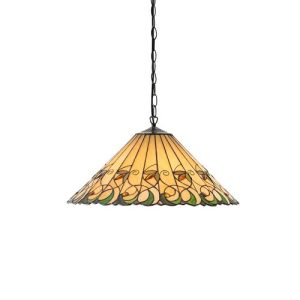 ENDON TIFFANY JAMELIA LARGE 3LT PENDANT
