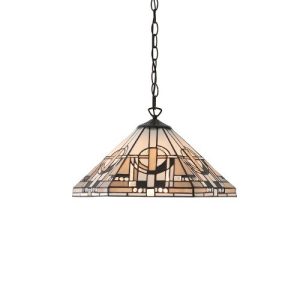 ENDON TIFFANY METROPOLITAN MEDIUM PENDANT