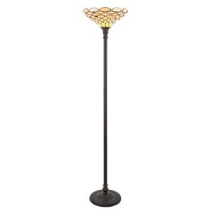 ENDON TIFFANY PEARL UPLIGHTER FLOOR