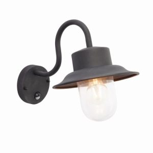 ENDON WAYFAIR CHESHAM PIR BLACK WALL LANTERN