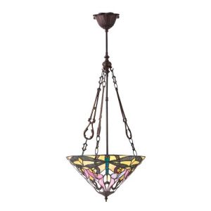 ENDON TIFFANY ASHTON MEDIUM INVERTED 3LT PENDANT